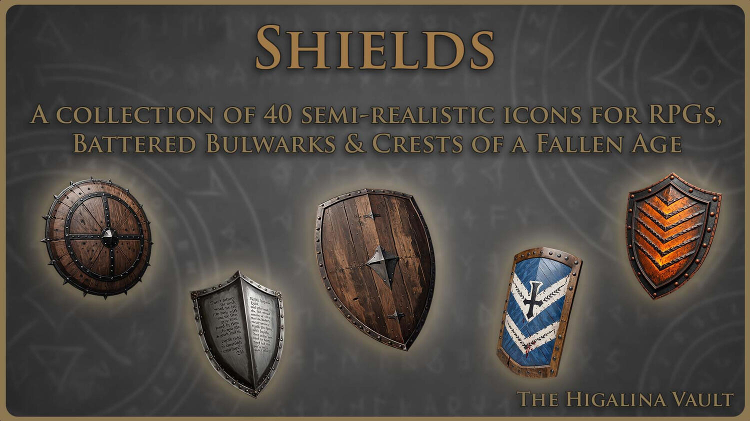 Shields - 2D Semi Realistic Assets